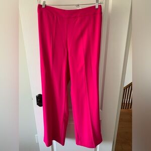 Zara hot pink full length pants NWT